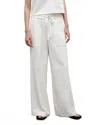 Twp French Terry Main St. Wide Leg Pants In Ivory In White