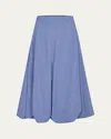 Twp Full Intentions Micro Check Midi Skirt In Multi