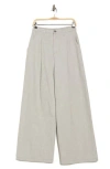 Twp Greene St Cotton Wide Leg Pants In Light Grey