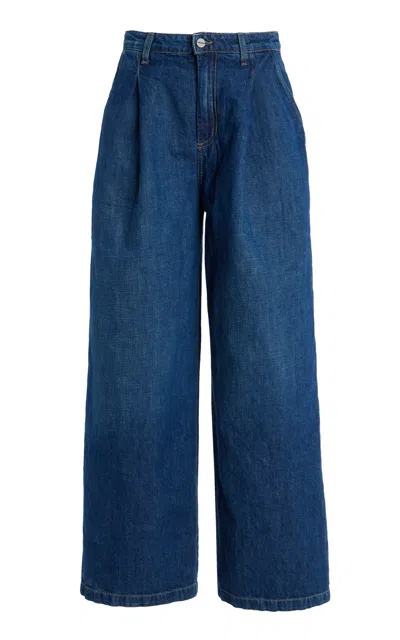 Twp Greene St Mid-rise Pants In Dark Wash