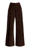 Twp Greene St Mid-rise Suede Pants