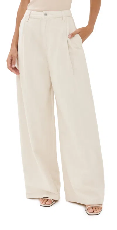 Twp Women's New Didi Silk Wide Leg Pants In Khaki