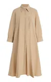 Twp Hankerchief Cotton Midi Dress