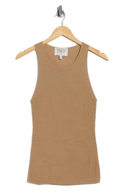 Twp Harbor Sweater Tank In Brown