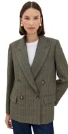 Twp Harper Blazer Medium Heather Grey Multi In Gray