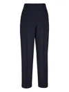 Twp Harrison Midnight Panelled Trousers In Blue