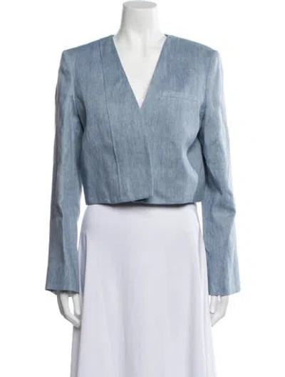 Pre-owned Twp Hemp Jacket In Blue