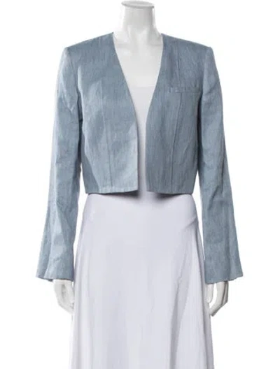 Pre-owned Twp Hemp Jacket In Blue