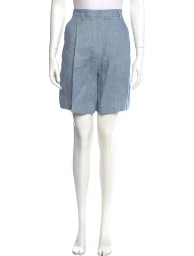 Pre-owned Twp Hemp Knee-length Shorts In Blue