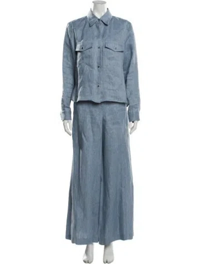 Pre-owned Twp Hemp Pant Set In Blue