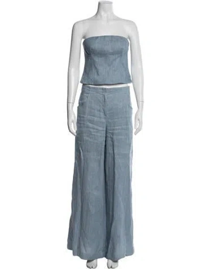 Pre-owned Twp Hemp Pant Set In Blue