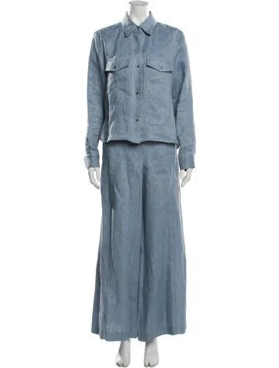 Pre-owned Twp Hemp Pant Set In Blue