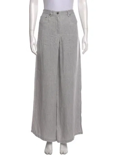Pre-owned Twp Hemp Wide Leg Pants W/ Tags In Gray