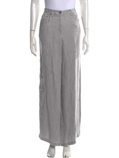 Pre-owned Twp Hemp Wide Leg Pants W/ Tags In Gray