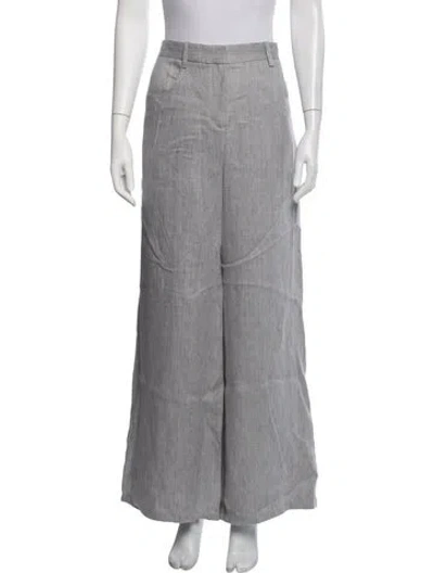 Pre-owned Twp Hemp Wide Leg Pants W/ Tags In Grey