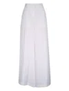 Twp High-waist Trousers In White