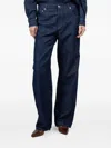 Twp High-waisted Wide-leg Jeans In Blue