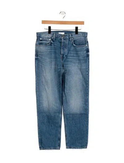 Pre-owned Twp High-rise Straight Leg Jeans In Blue
