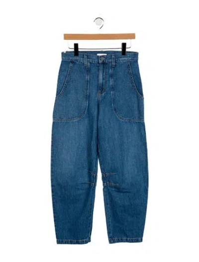 Pre-owned Twp High-rise Straight Leg Jeans W/ Tags In Blue