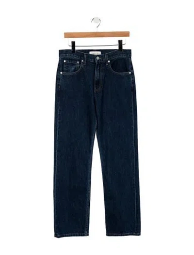 Pre-owned Twp High-rise Straight Leg Jeans W/ Tags In Blue