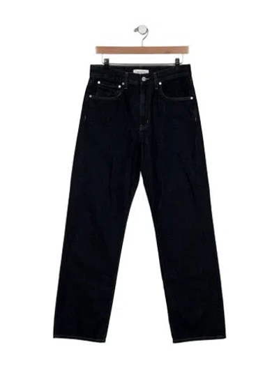 Pre-owned Twp High-rise Wide Leg Jeans In Blue