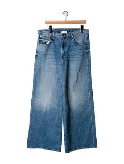 Pre-owned Twp High-rise Wide Leg Jeans In Blue