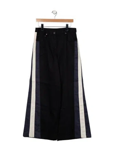 Pre-owned Twp High-rise Wide Leg Jeans In Blue