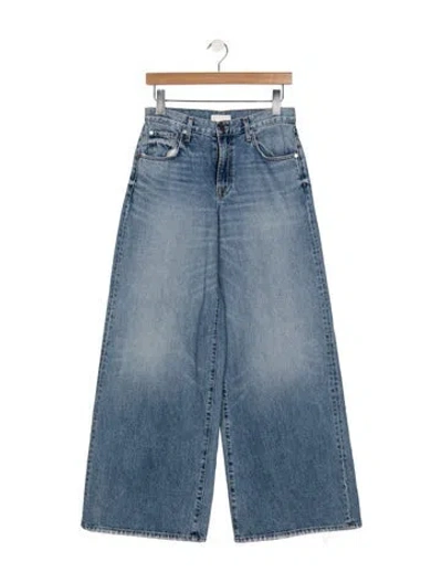 Pre-owned Twp High-rise Wide Leg Jeans In Blue