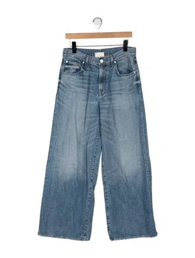 Pre-owned Twp High-rise Wide Leg Jeans In Blue