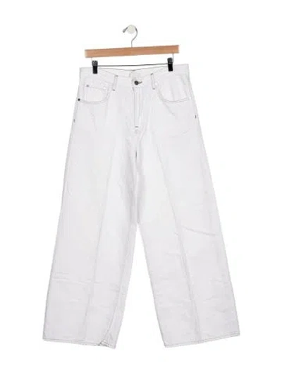 Pre-owned Twp High-rise Wide Leg Jeans In Blue