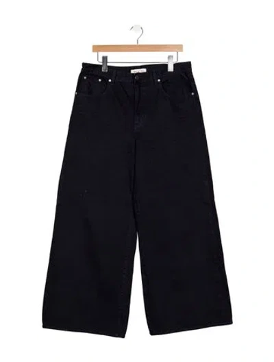 Pre-owned Twp High-rise Wide Leg Jeans In Blue