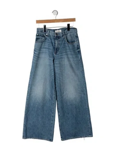 Pre-owned Twp High-rise Wide Leg Jeans In Blue