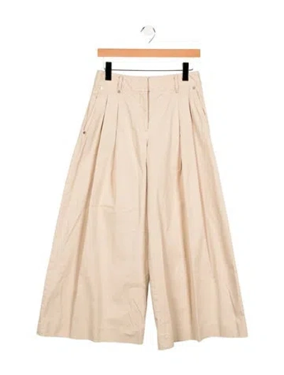 Pre-owned Twp High-rise Wide Leg Jeans In Neutral