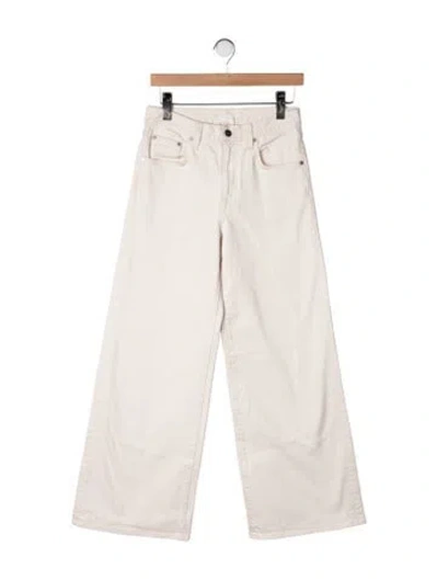 Pre-owned Twp High-rise Wide Leg Jeans In Neutrals
