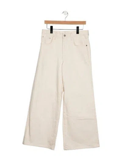 Pre-owned Twp High-rise Wide Leg Jeans In Neutrals