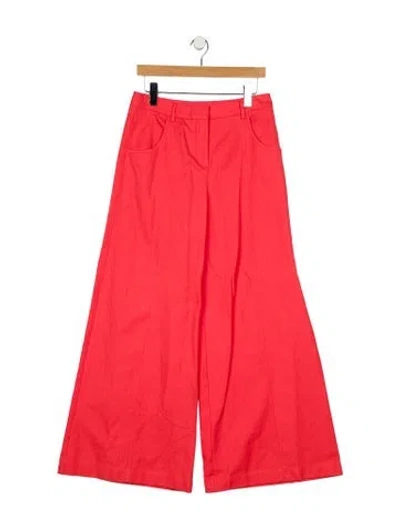 Pre-owned Twp High-rise Wide Leg Jeans In Orange