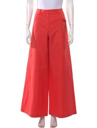 Pre-owned Twp High-rise Wide Leg Jeans In Orange