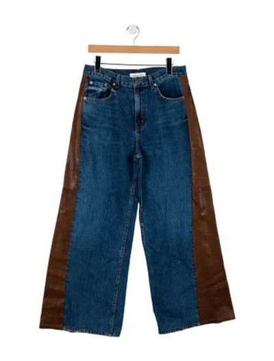 Pre-owned Twp High-rise Wide Leg Jeans W/ Tags In Blue