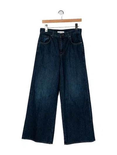 Pre-owned Twp High-rise Wide Leg Jeans W/ Tags In Blue