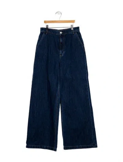 Pre-owned Twp High-rise Wide Leg Jeans W/ Tags In Blue