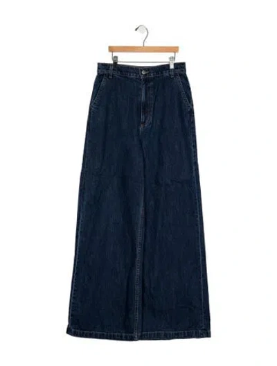 Pre-owned Twp High-rise Wide Leg Jeans W/ Tags In Blue