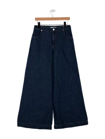 Pre-owned Twp High-rise Wide Leg Jeans W/ Tags In Blue