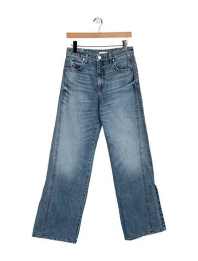 Pre-owned Twp High-rise Wide Leg Jeans W/ Tags In Blue