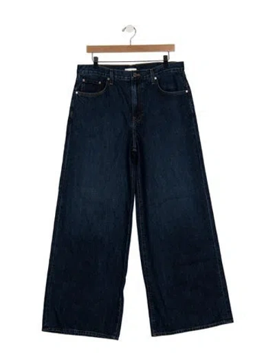 Pre-owned Twp High-rise Wide Leg Jeans W/ Tags In Blue