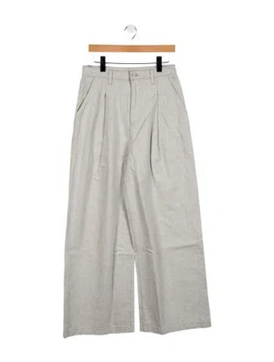 Pre-owned Twp High-rise Wide Leg Jeans W/ Tags In Gray