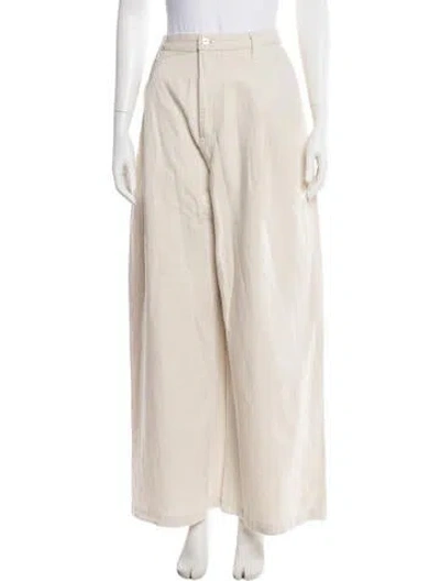 Pre-owned Twp High-rise Wide Leg Jeans W/ Tags In Neutral