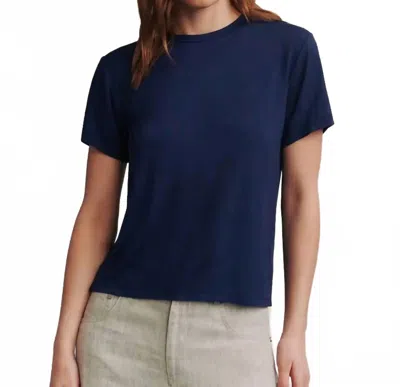 Twp His Short Sleeve Tee In Midnight Mint In Blue