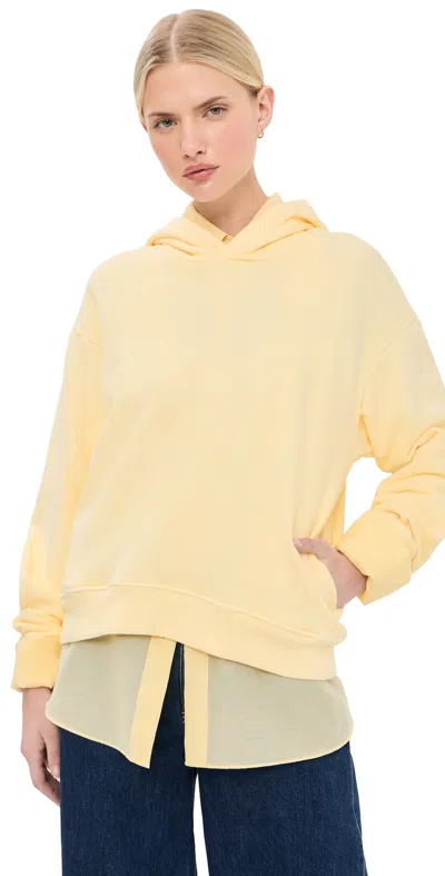 Twp Hoodie Flan In Yellow