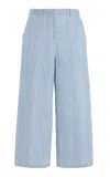 Twp Howard Cropped Mid-rise Straight-leg Pants