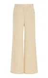 Twp Howard Linen-cotton Straight-leg Pants In Yellow